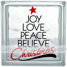 (image for) JOY LOVE PEACE BELIEVE Christmas (Multi-Color)