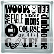 (image for) GOLF WOODS TEE PAR EAGLE BIRDIE IRONS COURSE BOGEY HOLE...