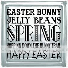 (image for) EASTER BUNNY JELLY BEANS SPRING HOPPING DOWN THE BUNNY TRAIL...