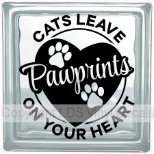 (image for) CATS LEAVE Pawprints ON YOUR HEART (no border)