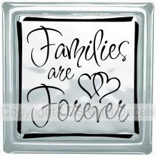 (image for) Families are Forever (with hearts)
