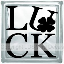 (image for) LUCK (with Shamrock - no border) - Click Image to Close