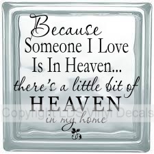 (image for) Because Someone I Love Is In Heaven, there's a little bit...