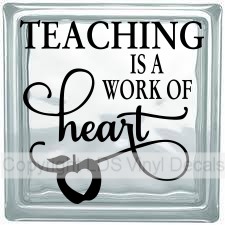 (image for) TEACHING IS A WORK OF heart (Multi-Color)