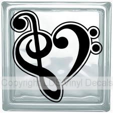 (image for) Treble and Bass Clef Heart - Click Image to Close