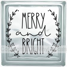 (image for) MERRY and BRIGHT (wreath)
