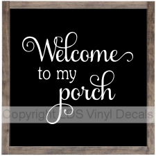 (image for) Welcome to my porch