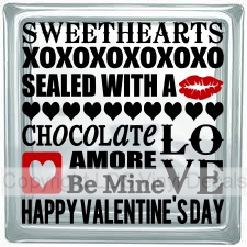 (image for) SWEETHEARTS XOXOXOXOXOXO SEALED WITH A CHOCOLATE LOVE AMORE... - Click Image to Close