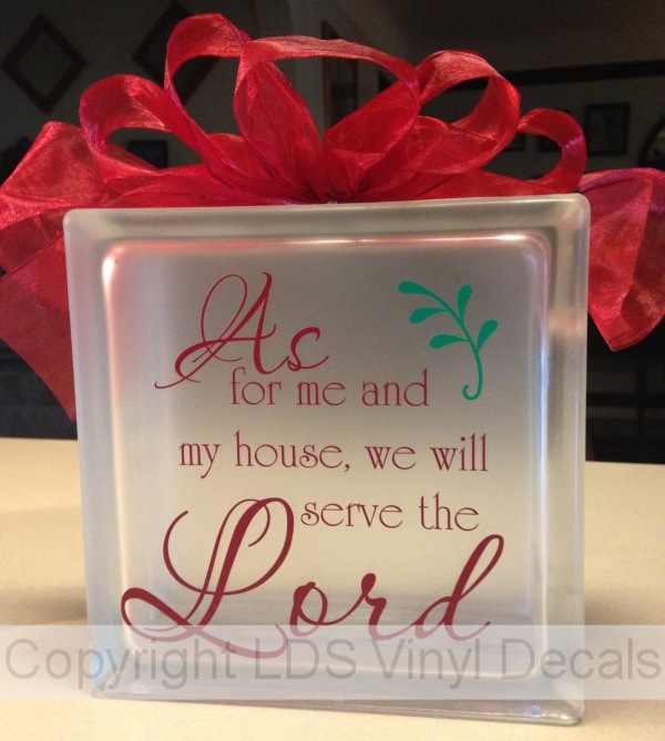 (image for) As for me and my house, we will serve the Lord - Click Image to Close