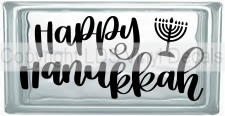 (image for) Happy Hanukkah (with Menorah) - Click Image to Close