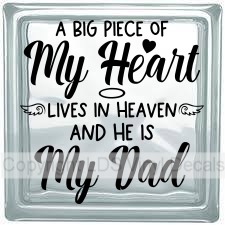 (image for) A BIG PIECE OF My Heart LIVES IN HEAVEN AND HE IS My Dad - Click Image to Close