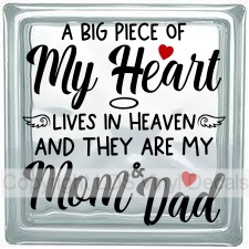 (image for) A BIG PIECE OF My Heart LIVES IN HEAVEN AND THEY ARE...