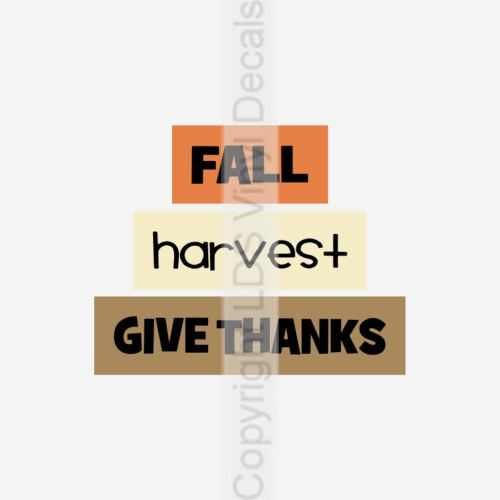 FALL - harvest - GIVE THANKS