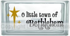 O little town of Bethlehem