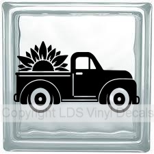 (image for) Sunflower Vintage Truck - Click Image to Close