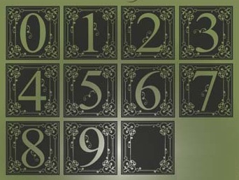 Decorative Numbers