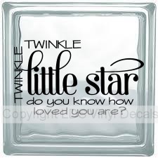 (image for) TWINKLE TWINKLE little star do you know how loved you are?