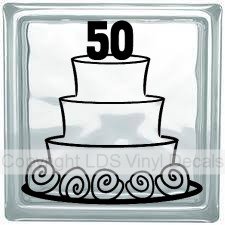 (image for) 50th Anniversary Cake
