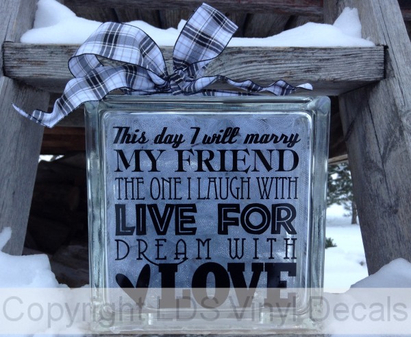 (image for) This day I will marry MY FRIEND THE ONE I LAUGH WITH LIVE FOR... - Click Image to Close