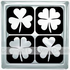 Four Leaf Clovers and Shamrocks - Click Image to Close