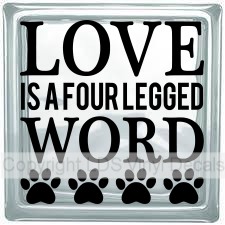 (image for) LOVE IS A FOUR LEGGED WORD
