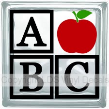 A B C (with Apple)