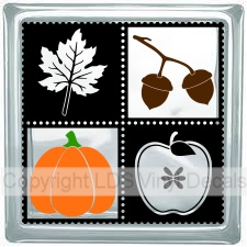 (image for) Autumn Leaf Acorns Pumpkin Apple