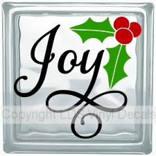(image for) Joy (with holly berry/leaf)