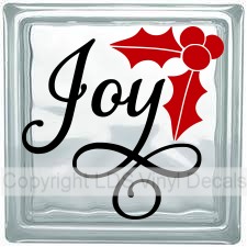 Joy (with holly berry/leaf)