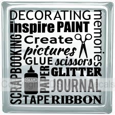(image for) DECORATING inspire PAINT SCRAPBOOKING Create pictures GLUE...