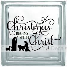 Christmas BEGINS WITH Christ