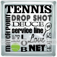 (image for) TENNIS DROP SHOT MATCH POINT DEUCE service...