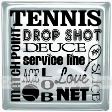 (image for) TENNIS DROP SHOT MATCH POINT DEUCE service...