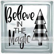 (image for) Believe IN THE Magic (buffalo plaid tree)