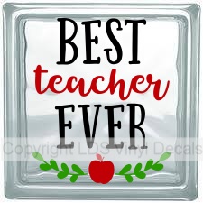 (image for) BEST teacher EVER (with apple)