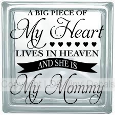 A BIG PIECE OF My Heart LIVES IN HEAVEN AND SHE IS My Mommy
