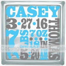 (image for) Birth Announcement - Boy Personalized - Click Image to Close