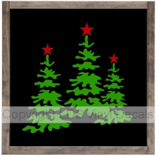 (image for) Christmas Trees (with stars)