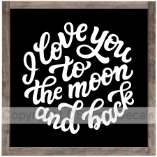 (image for) I love you to the moon and back
