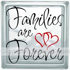 (image for) Families are Forever (with hearts no border)