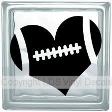 (image for) Football Heart - Click Image to Close