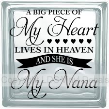 A BIG PIECE OF My Heart LIVES IN HEAVEN AND SHE IS My Nana