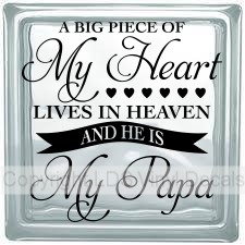 A BIG PIECE OF My Heart LIVES IN HEAVEN AND HE IS My Papa