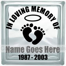(image for) IN LOVING MEMORY OF - Personalized Infant Memorial