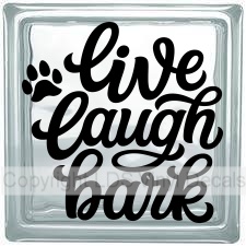 (image for) live laugh bark (with paw)