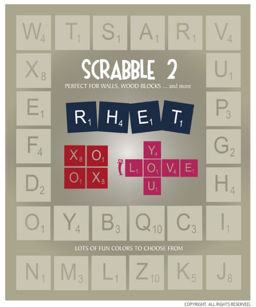(image for) Scrabble Letters (Solid)