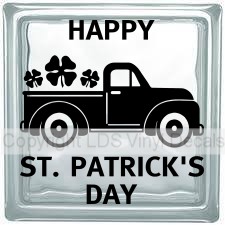 (image for) HAPPY ST. PATRICK'S DAY Vintage Truck (Multi-Color) - Click Image to Close