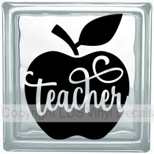 (image for) teacher (with apple) - Click Image to Close
