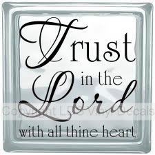 (image for) Trust in the Lord with all thine heart