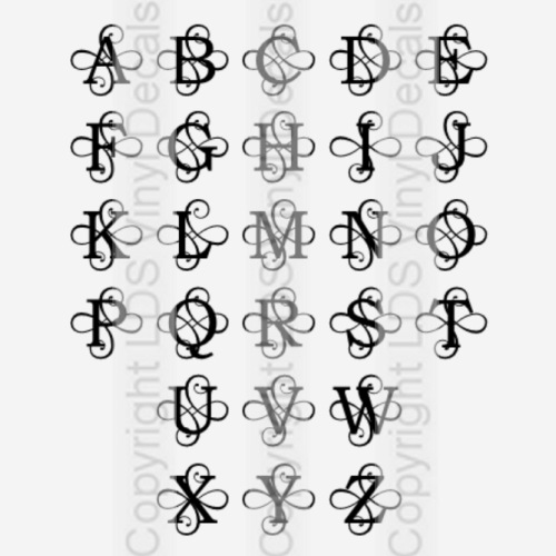 (image for) Roman Flourish Monogram - Click Image to Close